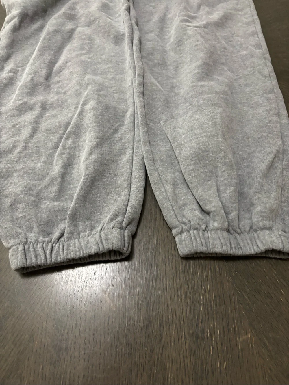 Hollister Light Gray Drawstring Joggers